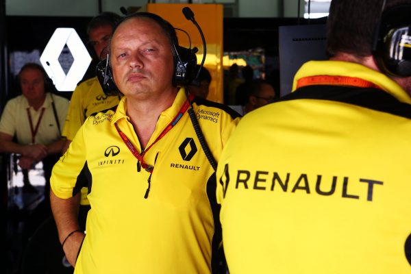 Formula One World Championship 2016, Round 16, Malaysian Grand Prix, Kuala Lumpur, Malaysia, Friday 30 September 2016 - Frederic Vasseur (FRA) Renault Sport F1 Team Racing Director.
