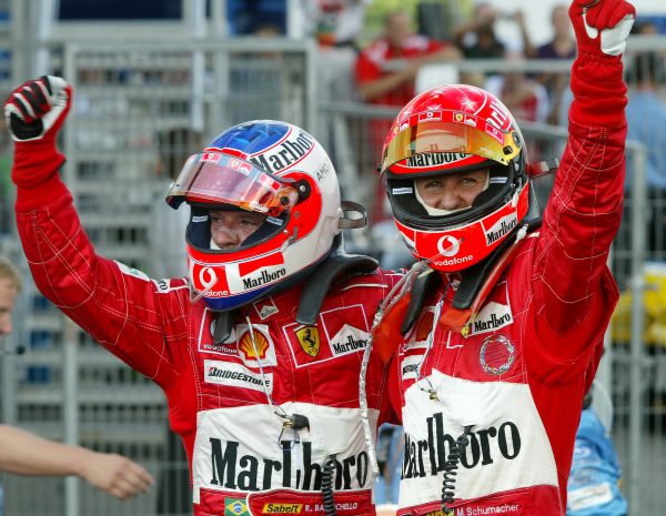Ferrari Barrichello Schumacher Scuderia F1