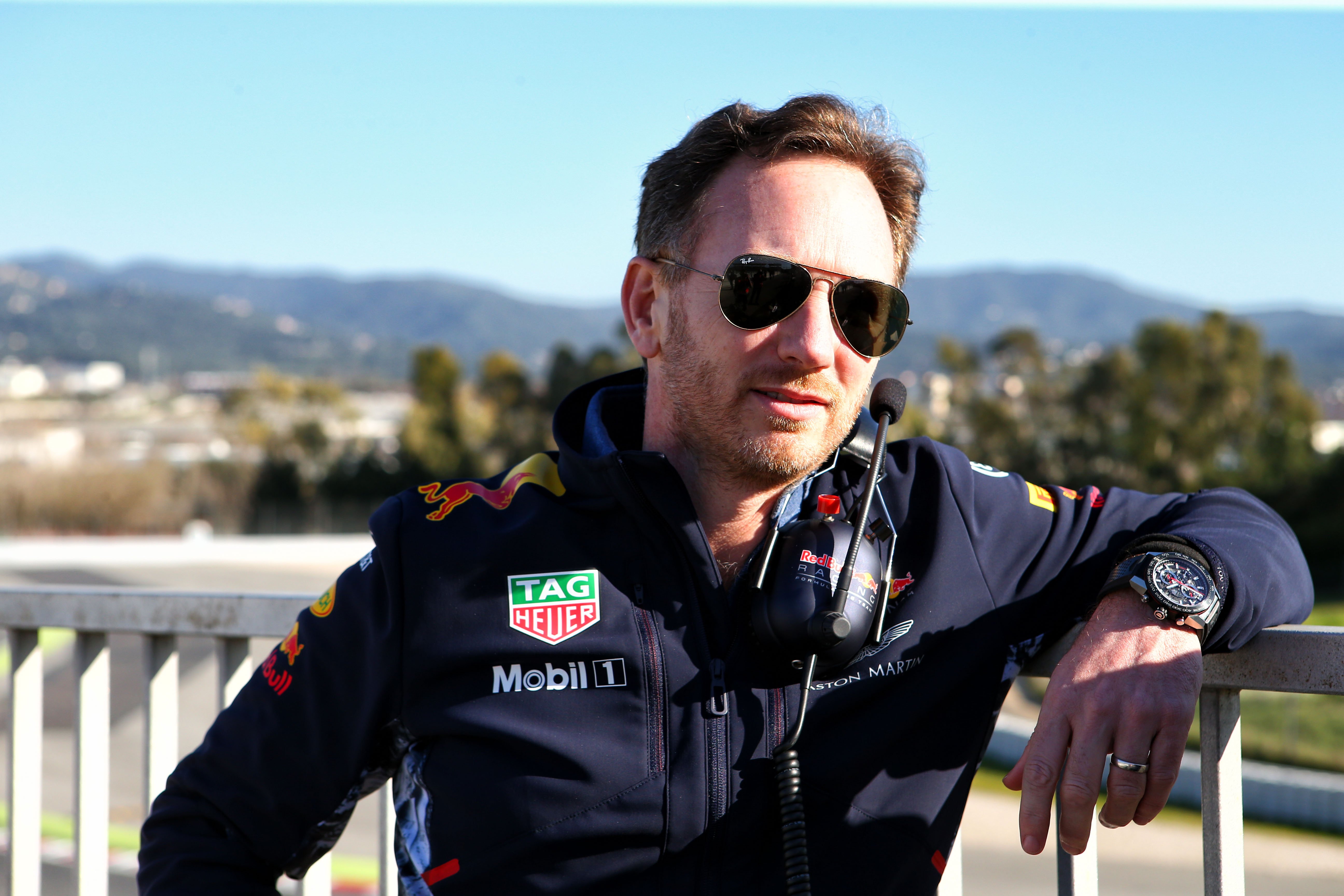 Horner Red Bull Formule 1 Testing Barcelona