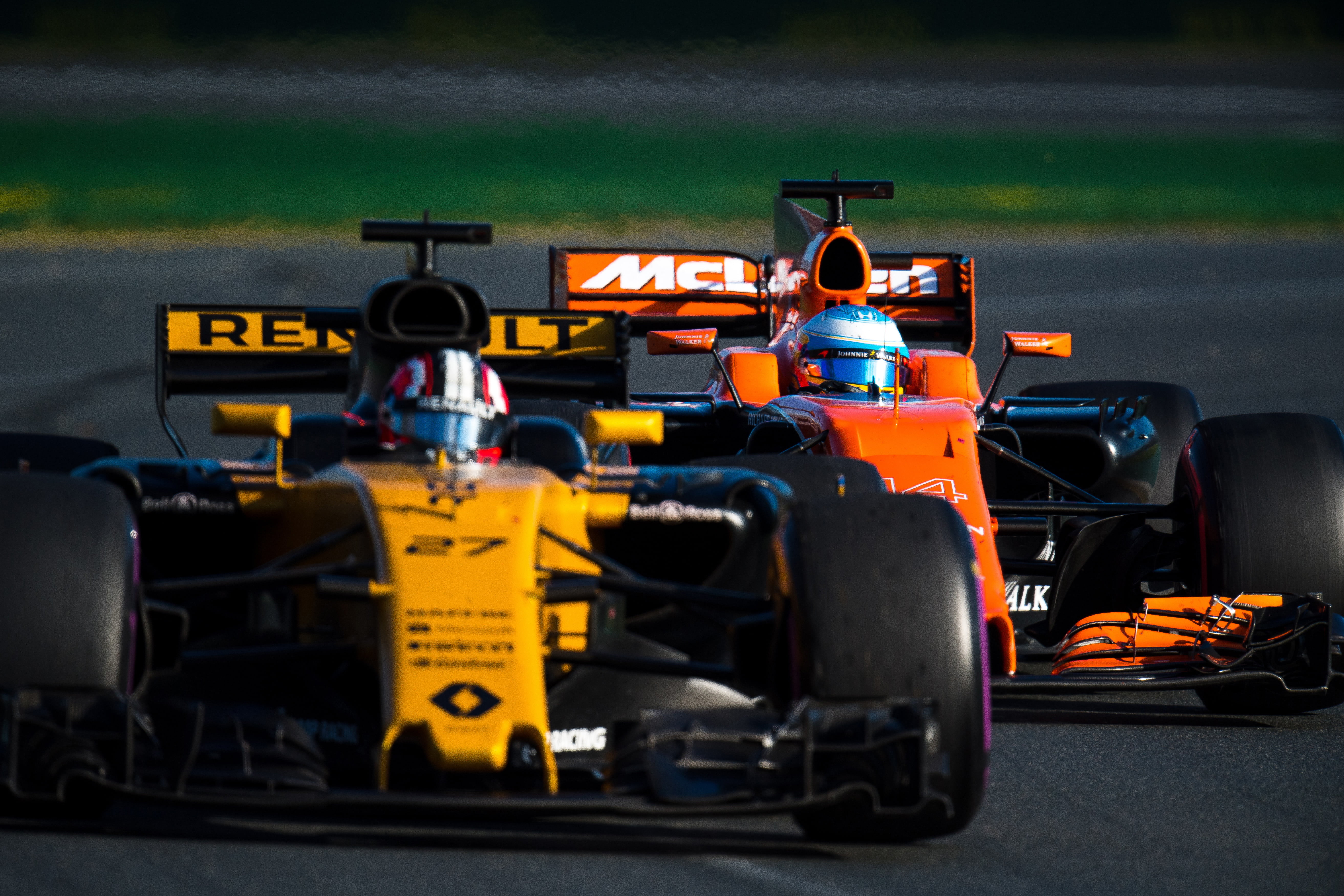 F1 Alonso Hülkenberg inhalen Australië Renault McLaren