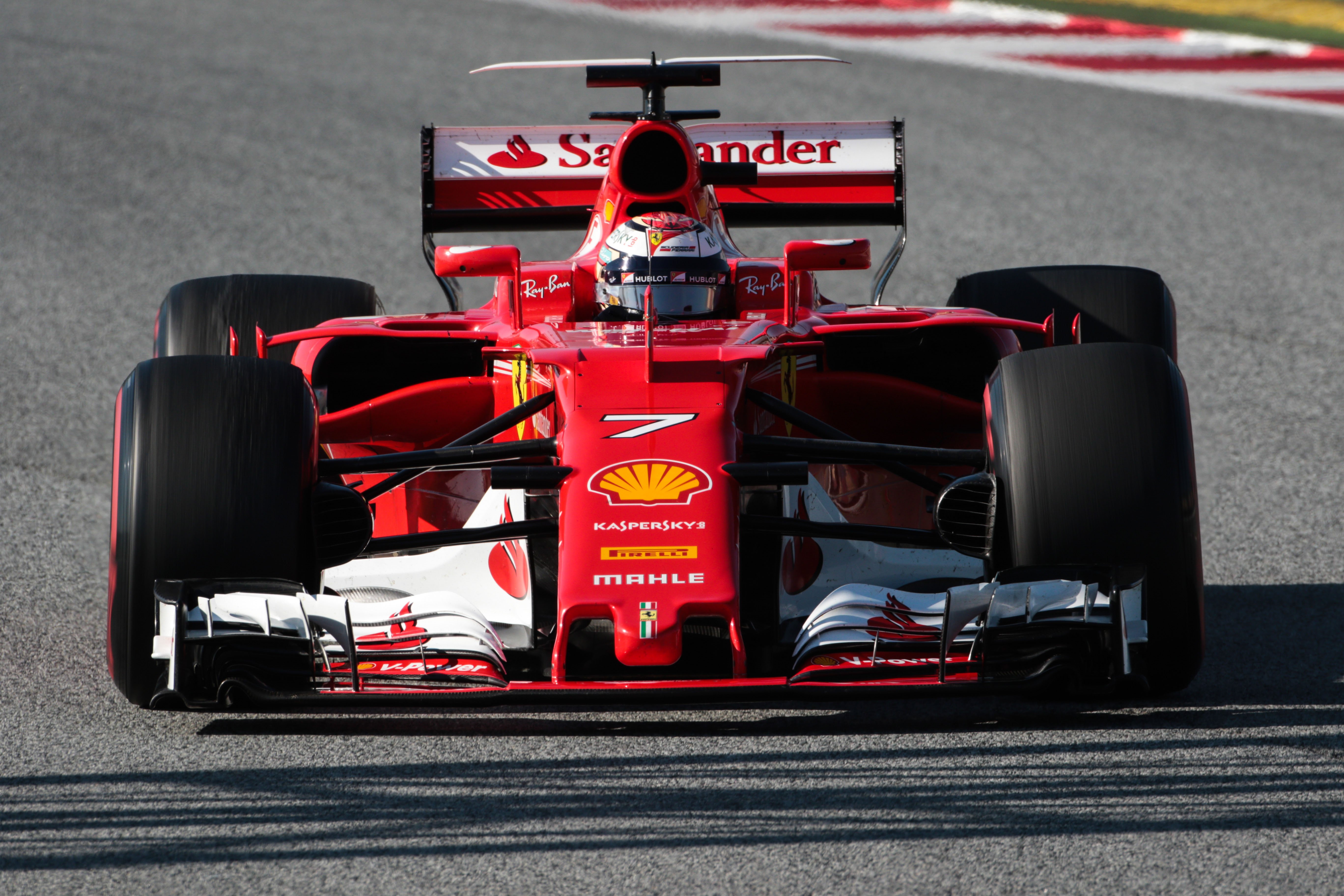 Kimi Räikkönen F1 Testing Ferrari Barcelona 2017