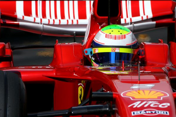 Massa Ferrari Testing Barcelona Catalunya 2008