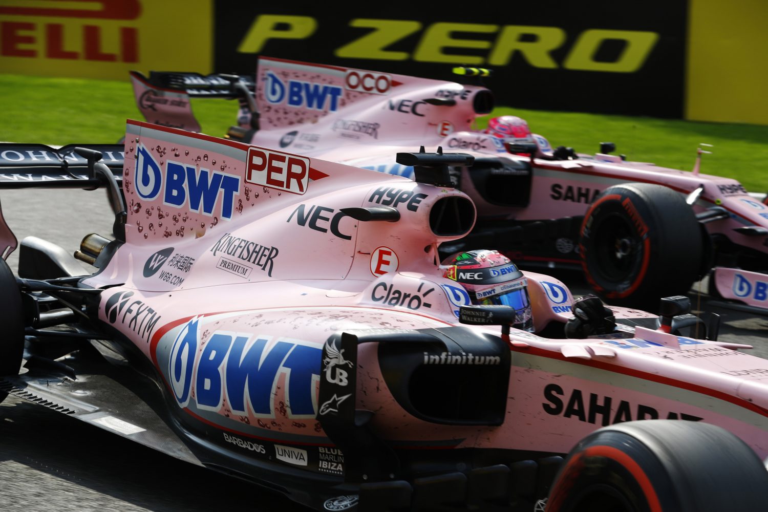 Force India dreigt coureurs met schorsing als ze weer botsen