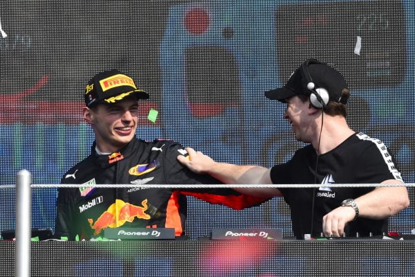 Max Verstappen en DJ Hardwell