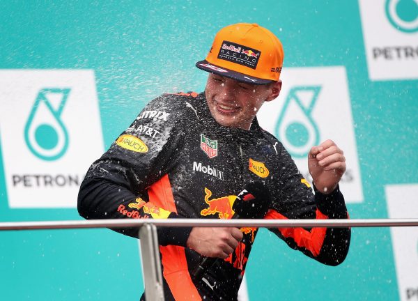 max verstappen podium Maleisië