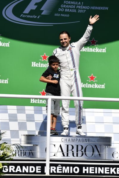 Felipe Massa en zoon Felipinho