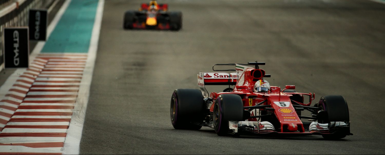 Eenzame rit naar P3 voor Vettel