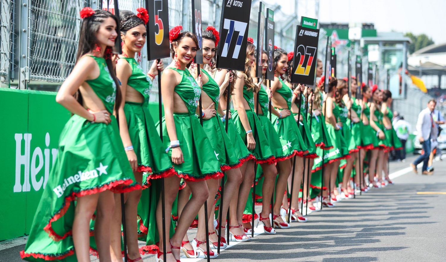 Gridgirls staan ter discussie binnen Formule 1