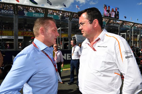 Jos Verstappen en Eric Boullier