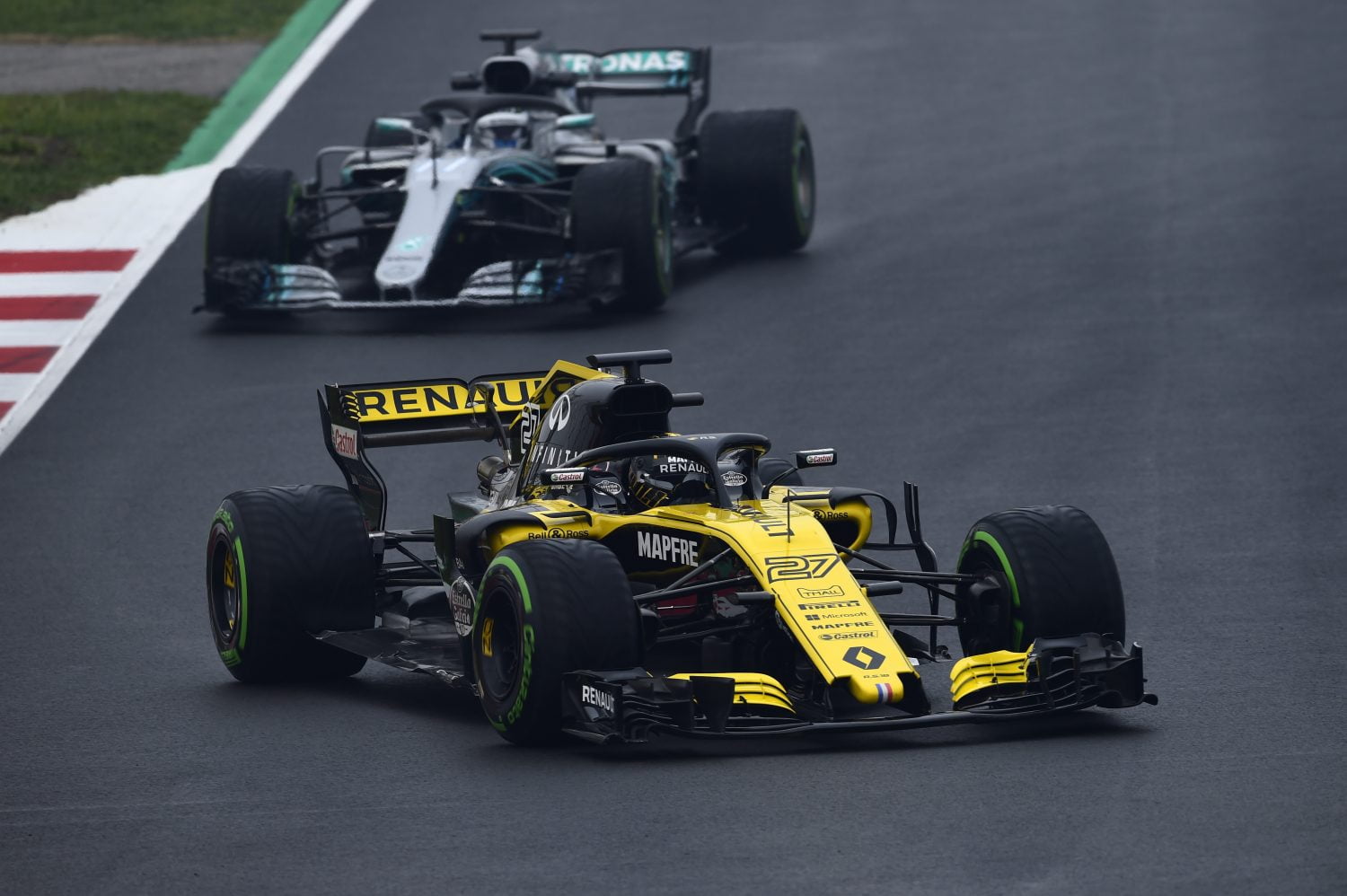 Barcelona test 1: team voor team