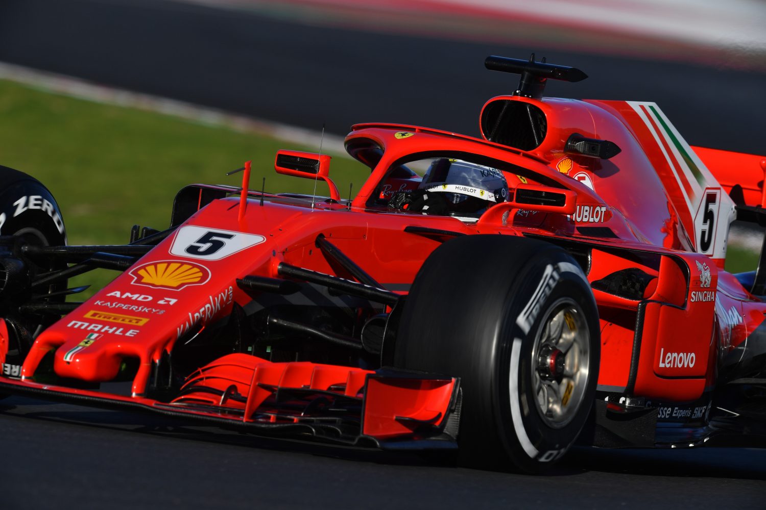 Vettel in actie in plaats van zieke Räikkönen