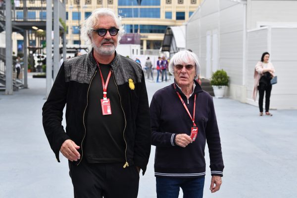 Flavio Briatore en Bernie Ecclestone