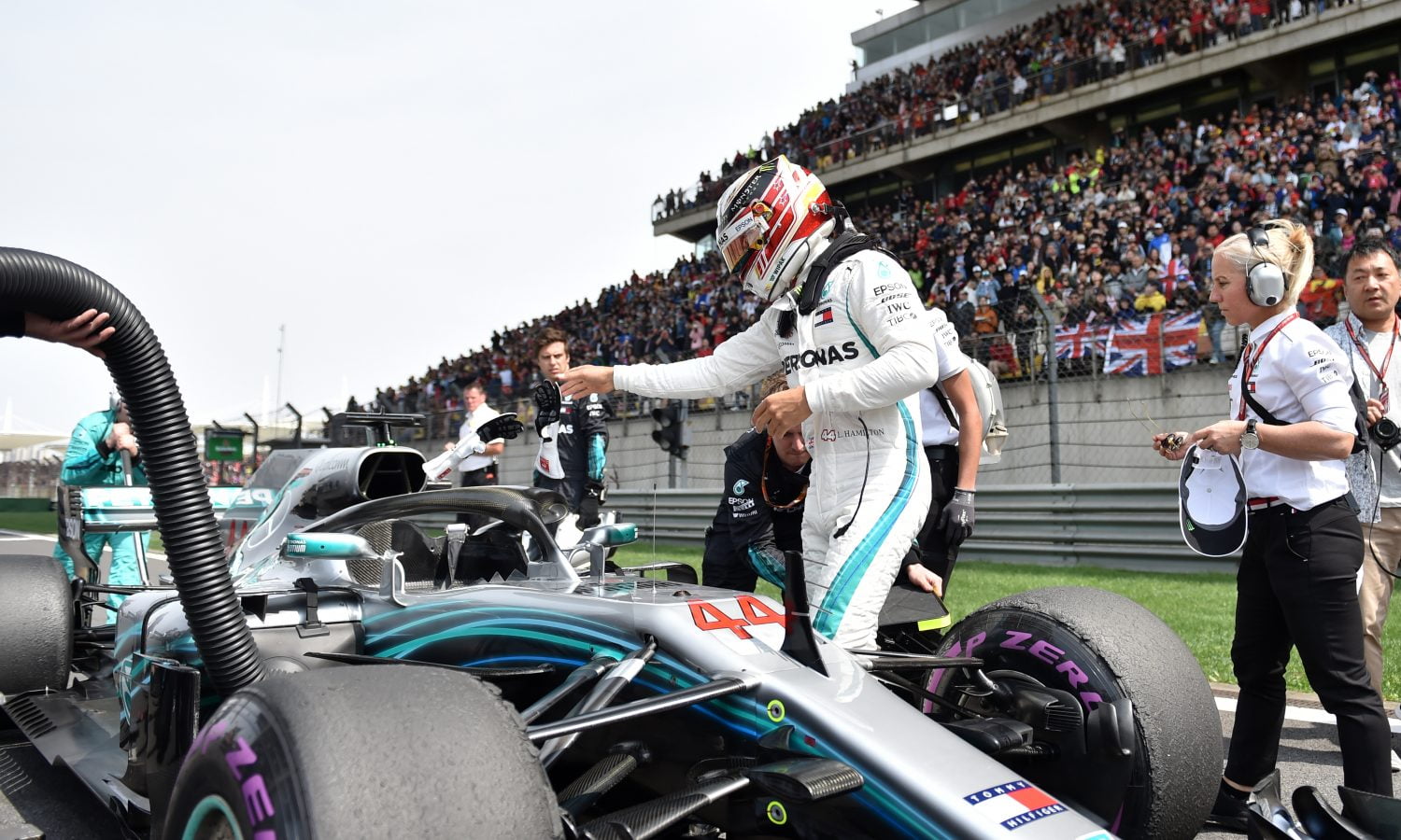 Wolff: ‘Mercedes en Hamilton niet op hun best in China’