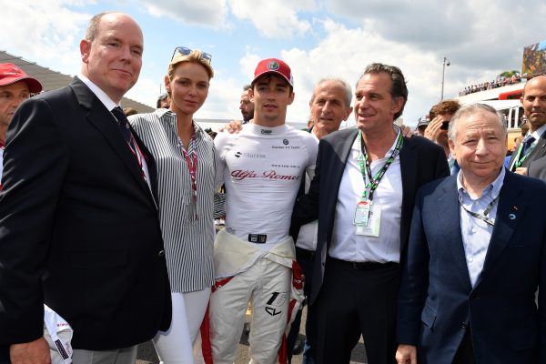 Prins Albert, Prinses Charlene en Charles LeClerc