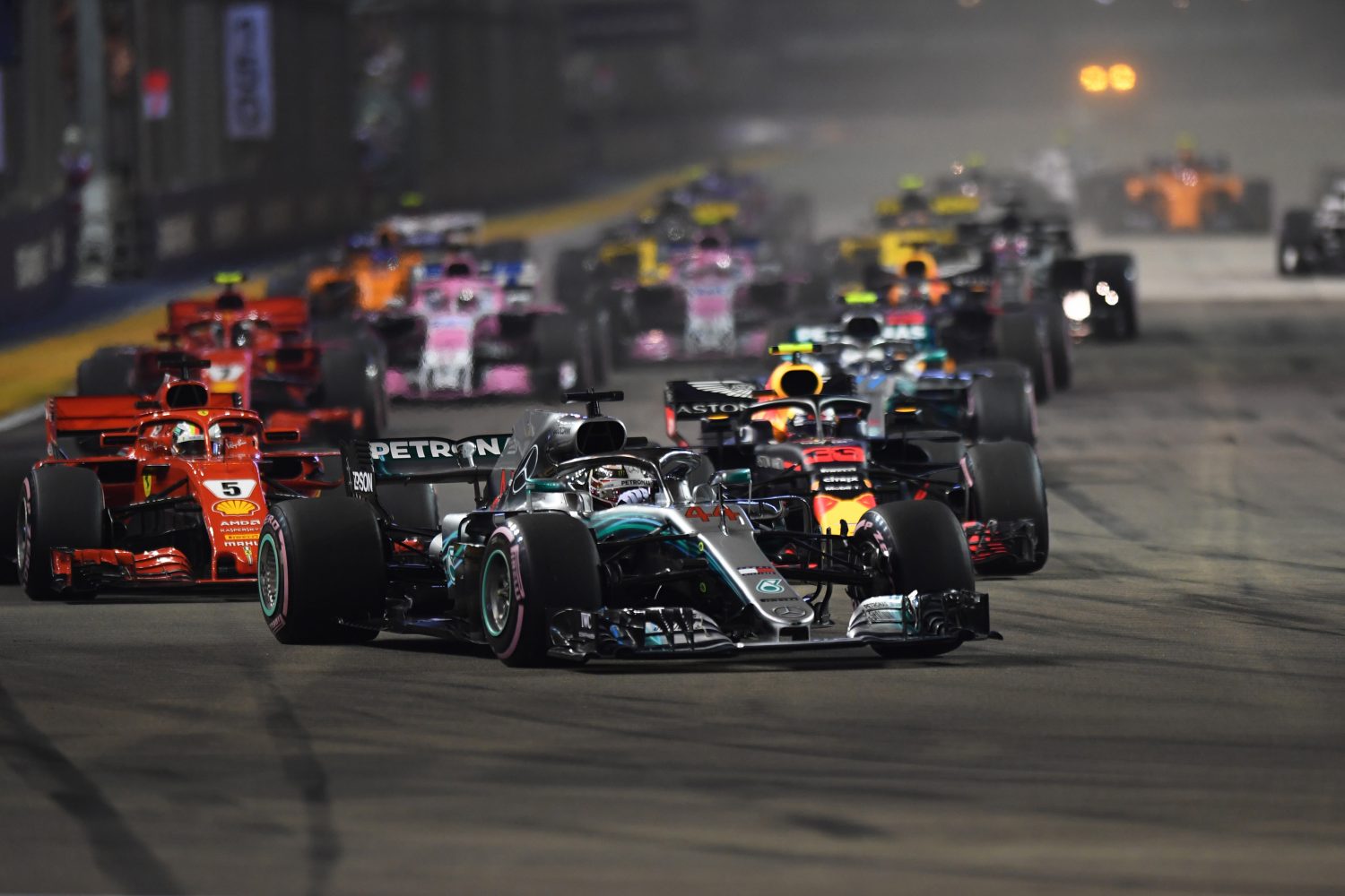 Wie zegt wat: Race GP Singapore