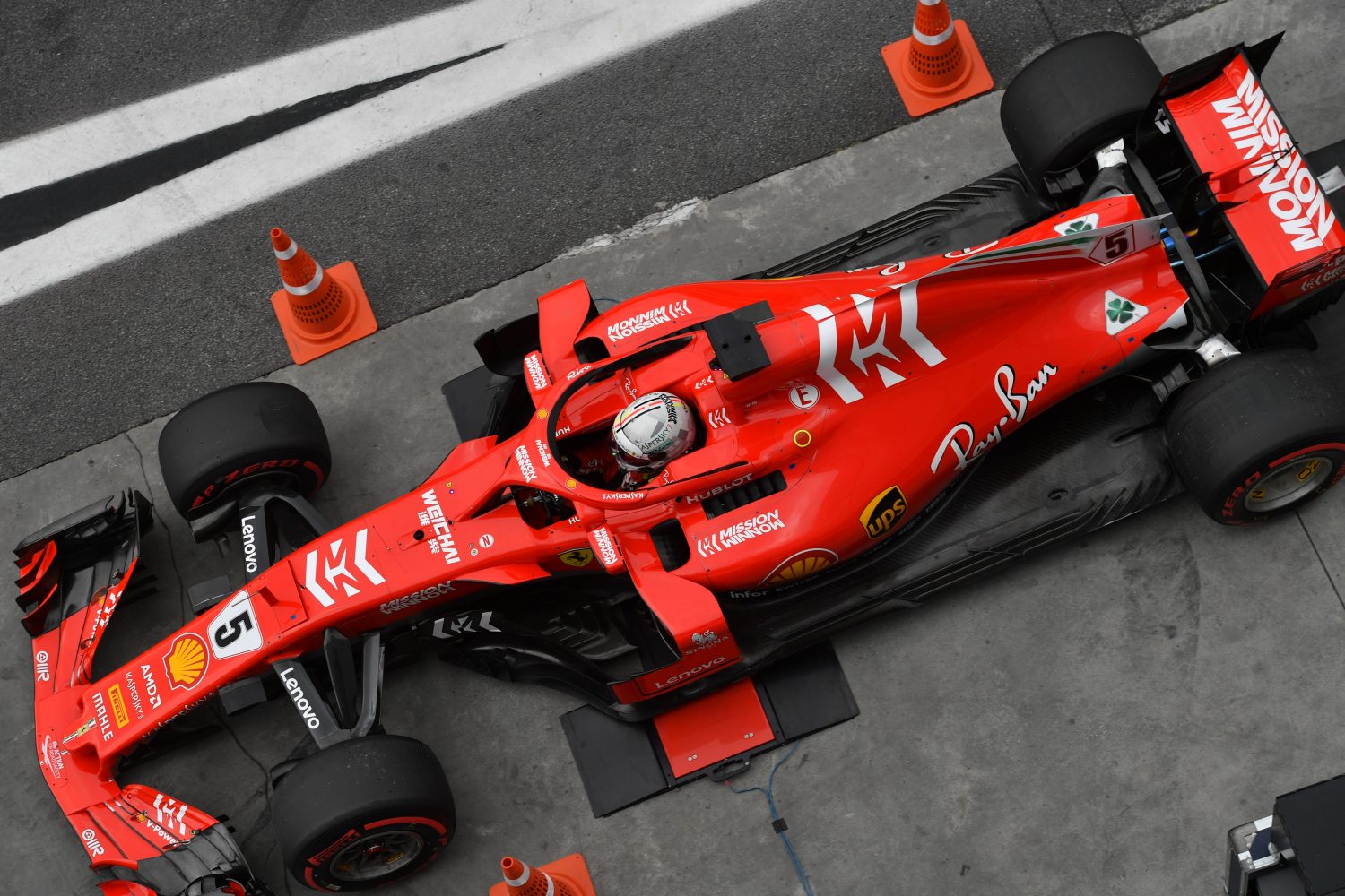 Weeg-incident Vettel loopt af met een sisser van 25.000 euro