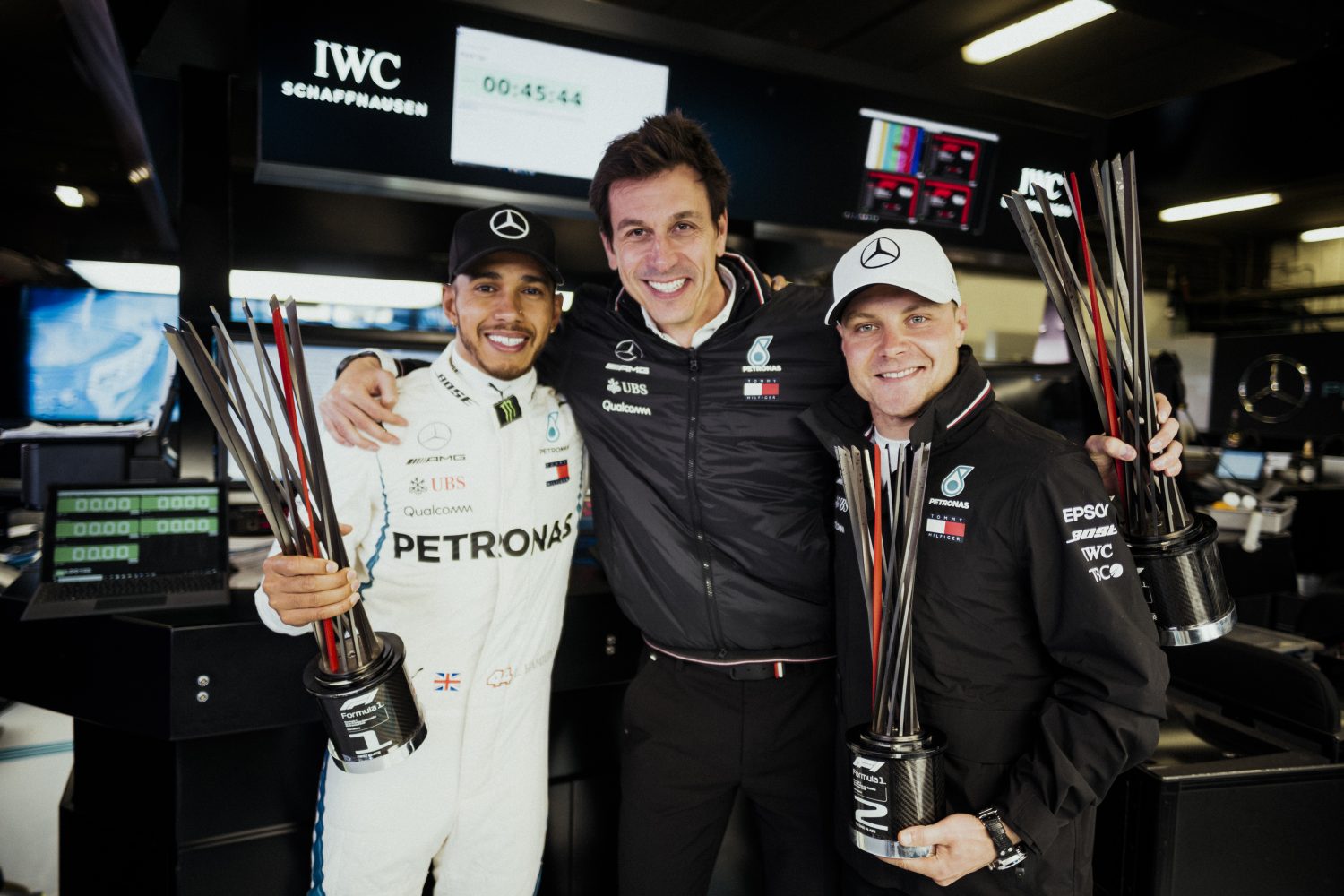 Blik terug op 2018 met Lewis, Valtteri en Toto