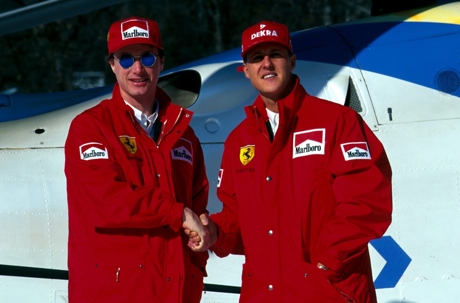 Skiën met Schumacher: ‘Zolang hij ons journalisten maar wist te verslaan’