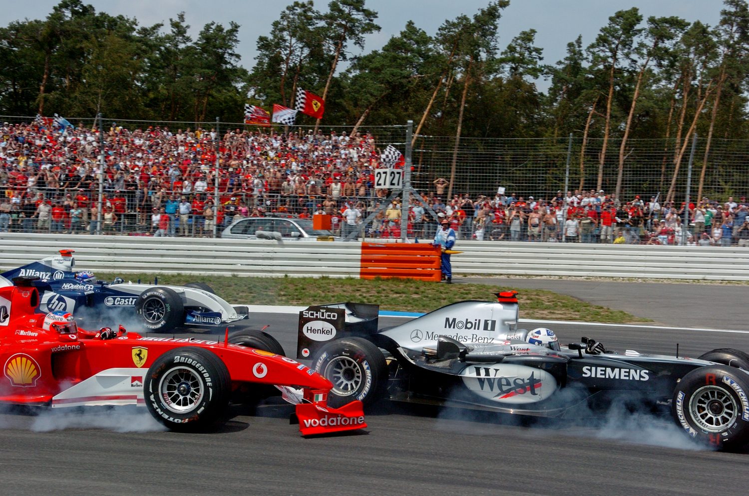 Door de lens van Peter: Op de eerste rij bij fout Rubens Barrichello