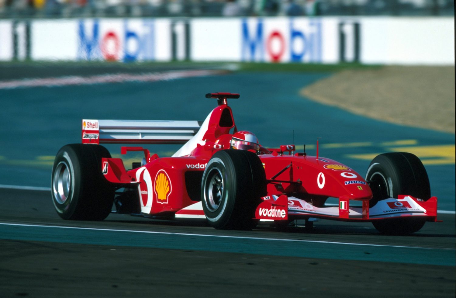 Onder de hamer: Schumachers titel winnende Ferrari F2002