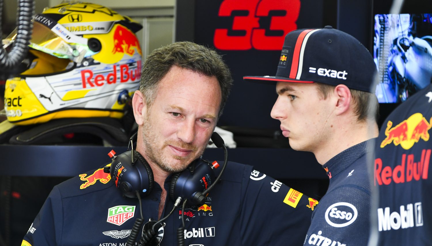 Horner gefrustreerd maar hoopvol na straf Verstappen: ‘Alles nog mogelijk’