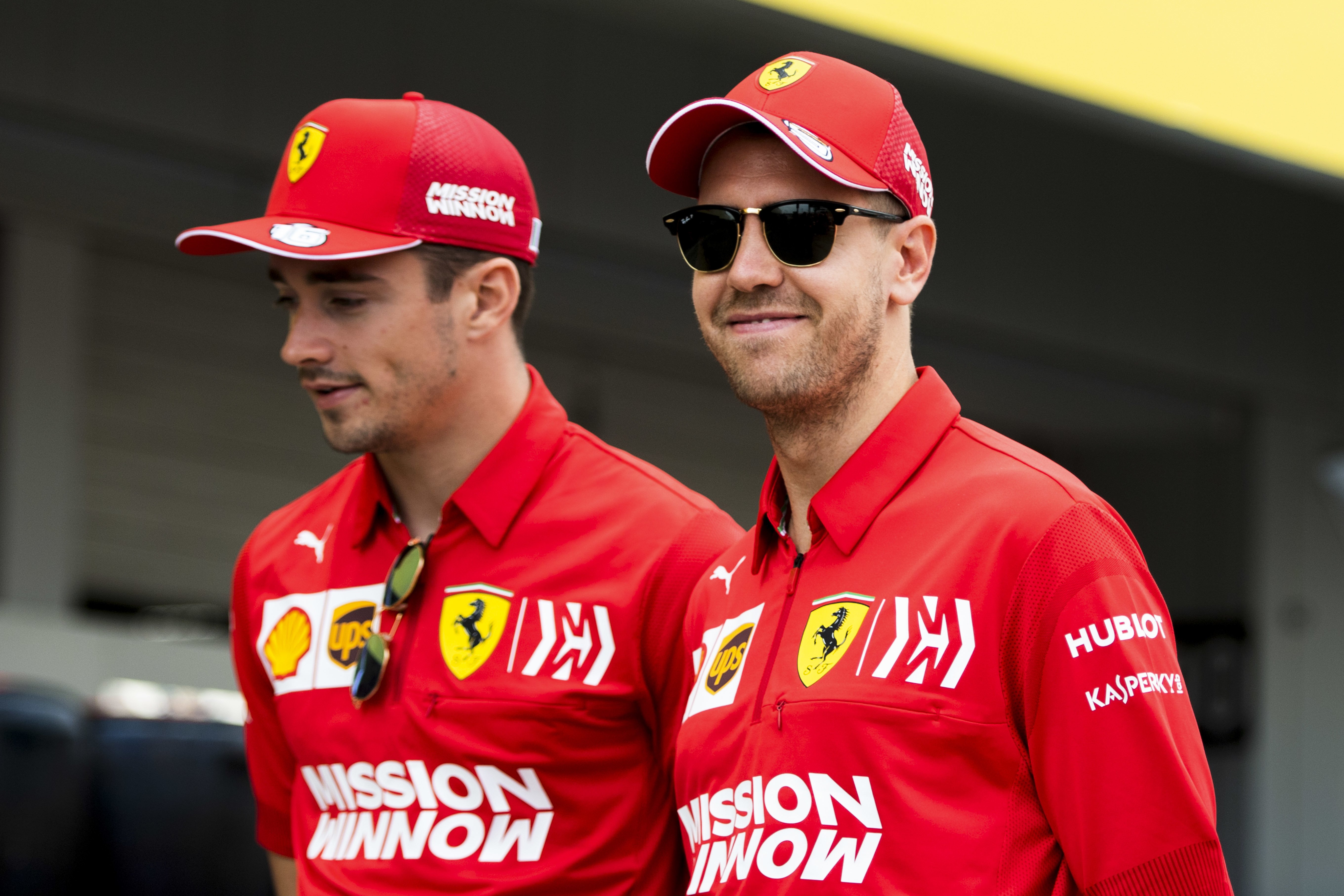 Ferrari Leclerc Vettel