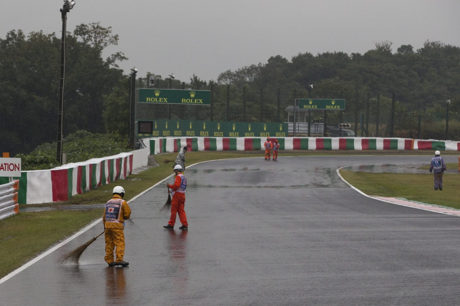 Suzuka bereidt zich voor op komst tyfoon