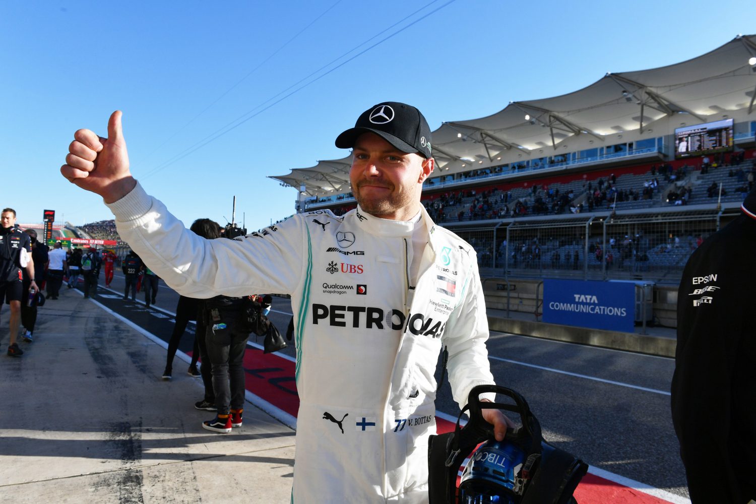 Bottas blij met ‘mooie’ overwinning: ‘Ik heb alles gedaan wat ik kon doen’