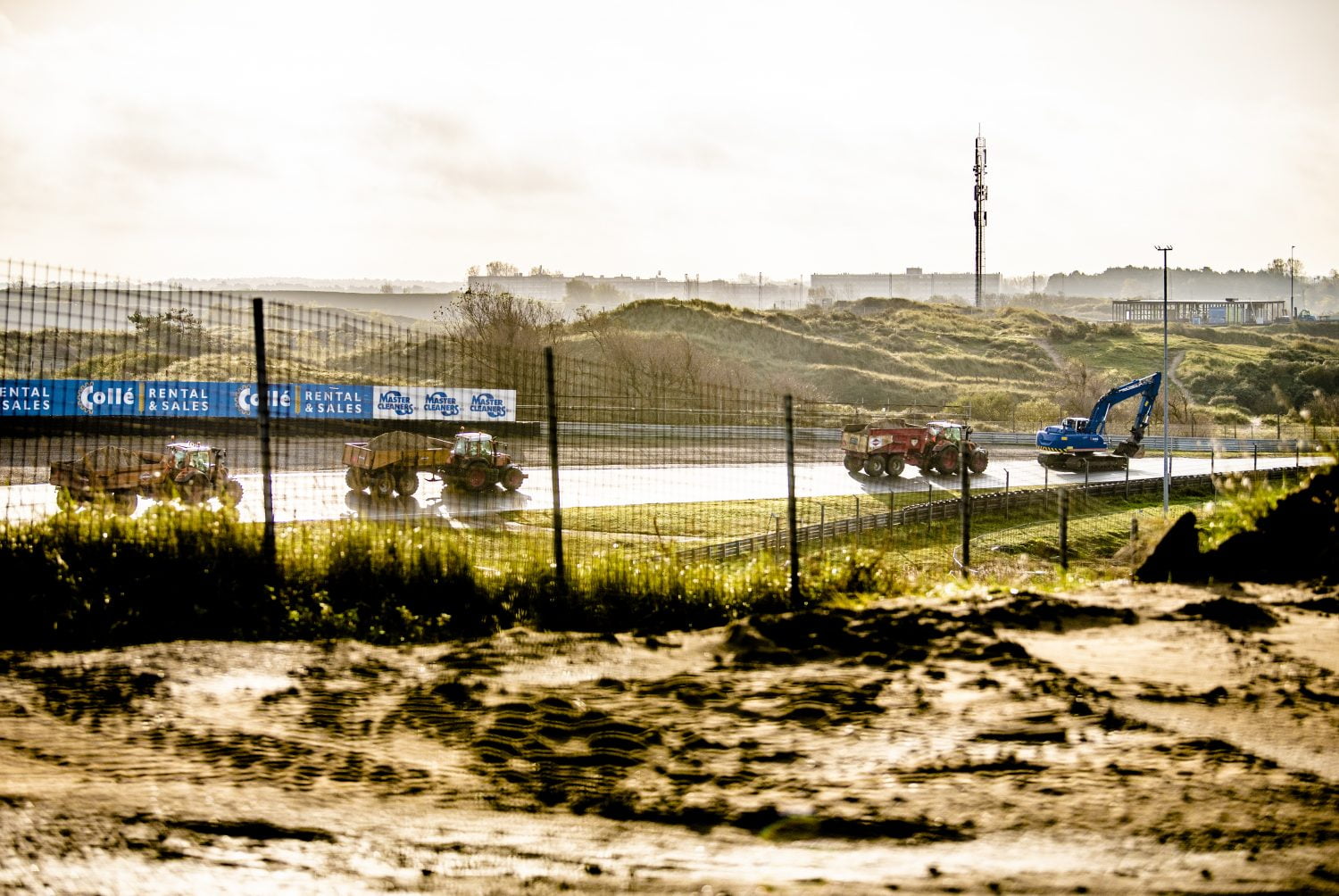 Verbouwing Zandvoort begonnen: ‘Alles verloopt tot nu toe volgens schema’