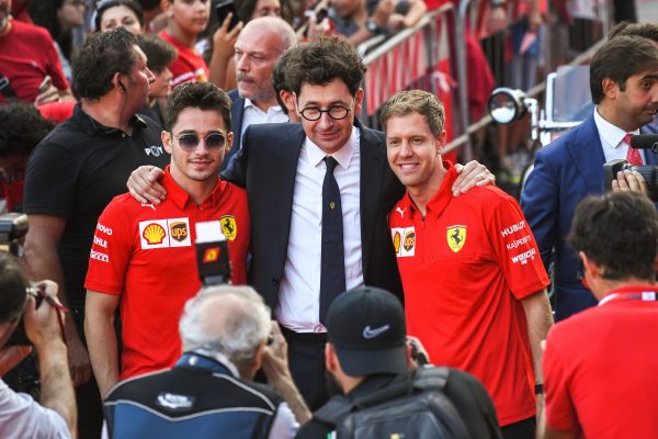 Binotto Vettel Singapore Ferrari