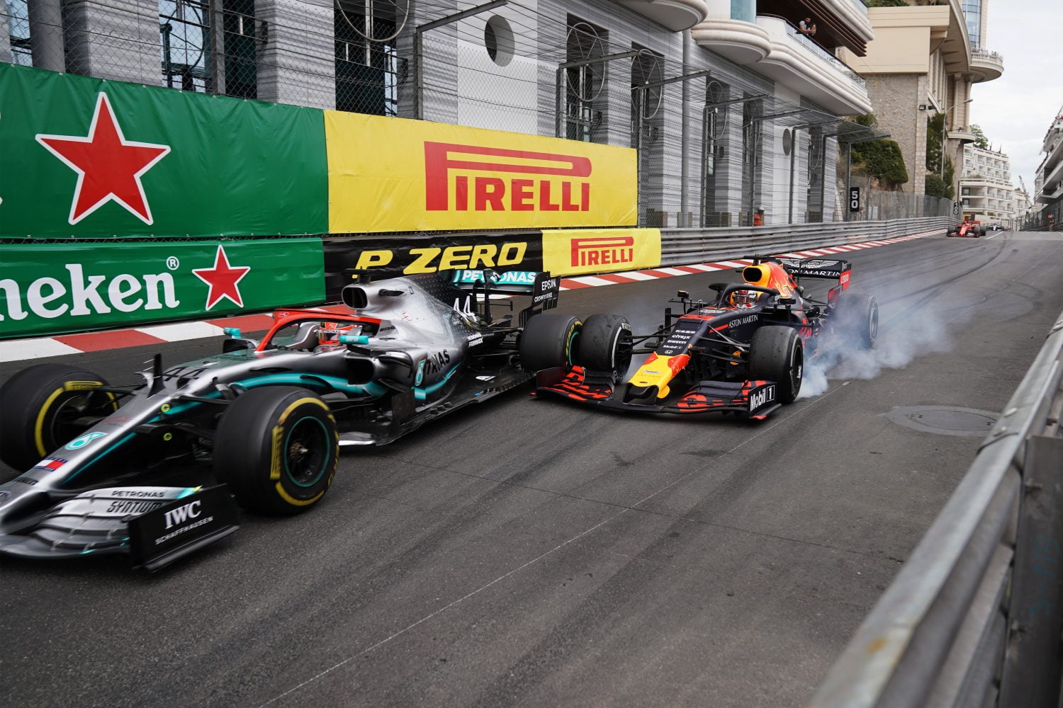 Verstappen Hamilton fight Monaco gevecht