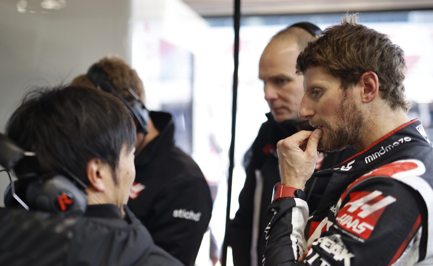 Grosjean over toekomst Haas: ‘Monteurs vragen zich af ‘wat gaat er gebeuren?”