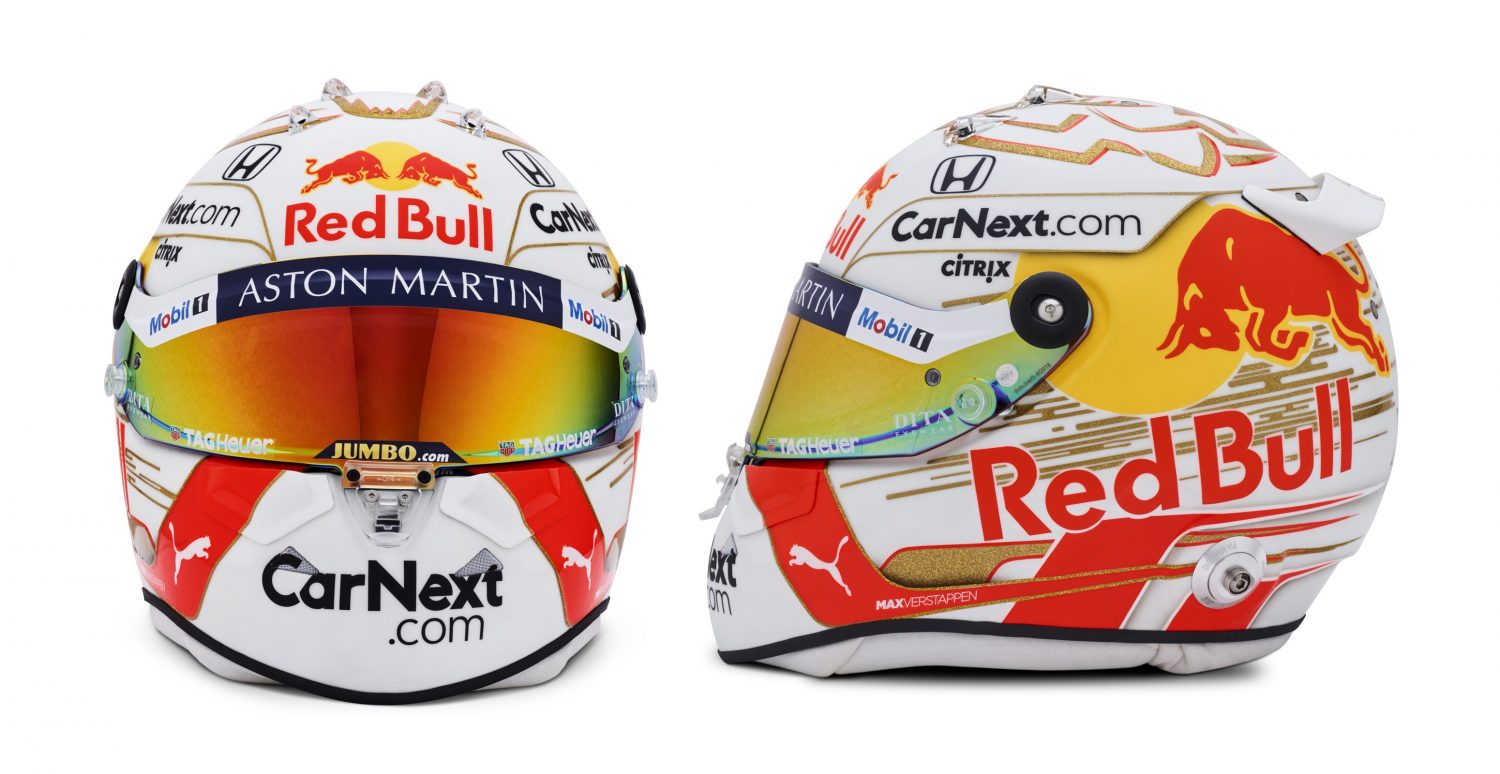 Verstappen nieuwe helm 2020