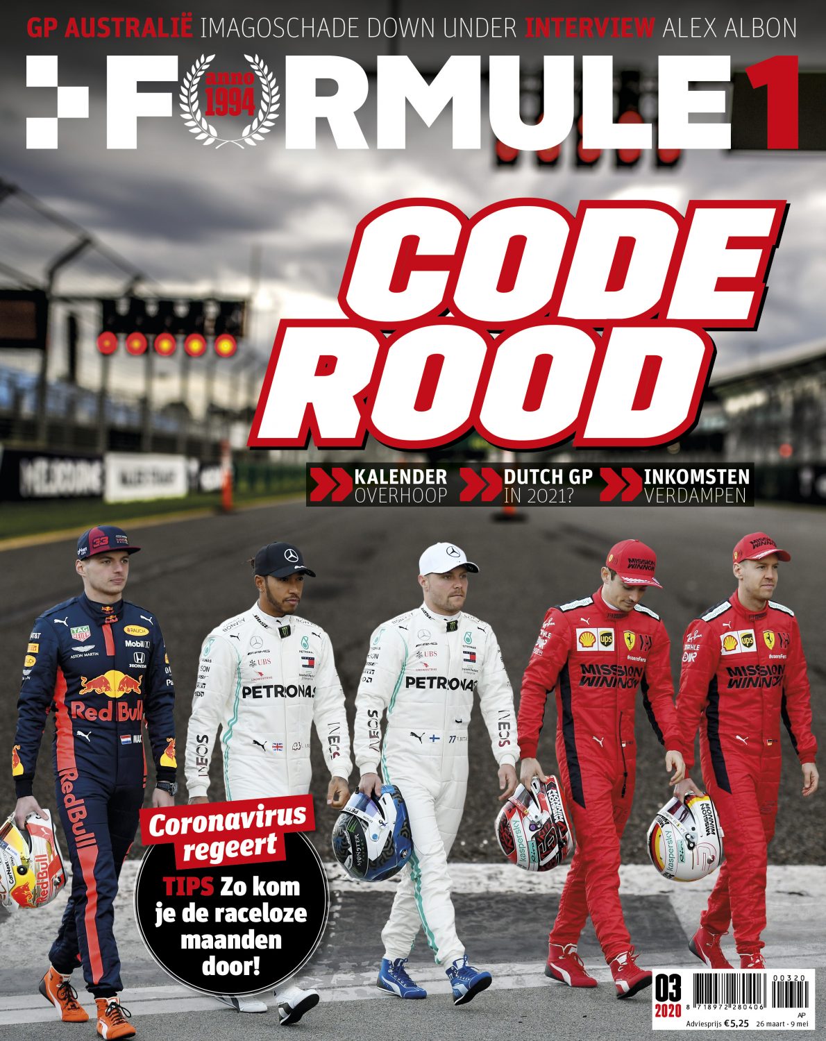 Nu in de winkel of verkrijgbaar met gratis verzending, Formule 1 nr. 3: Code rood!