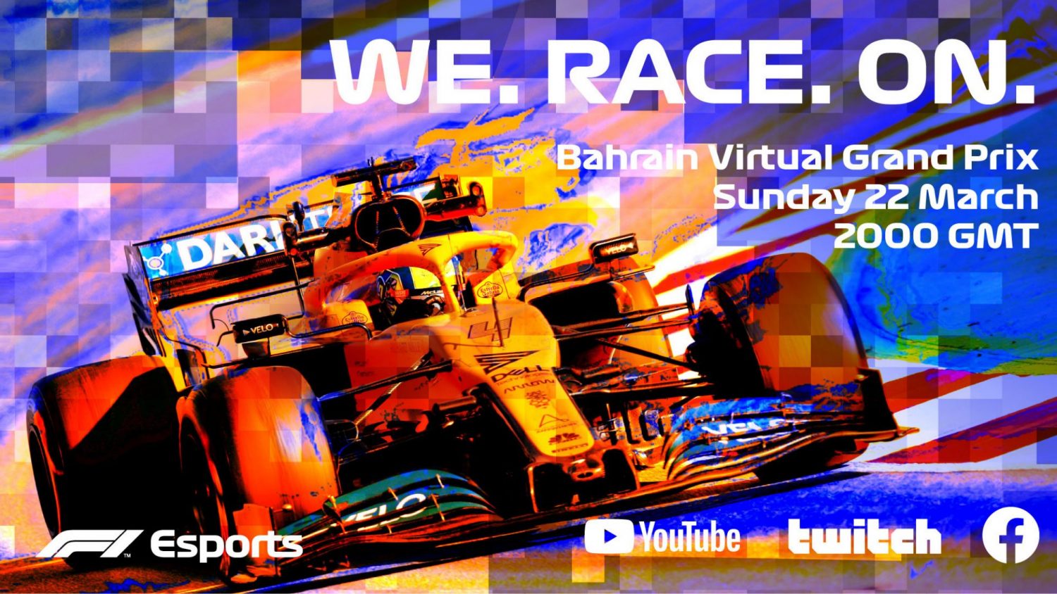 F1 lanceert Virtual Grand Prix Series ter vervanging van uitgestelde races