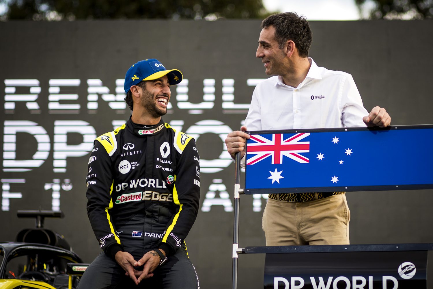 Ricciardo: ‘Alles zit weer goed met Abiteboul’