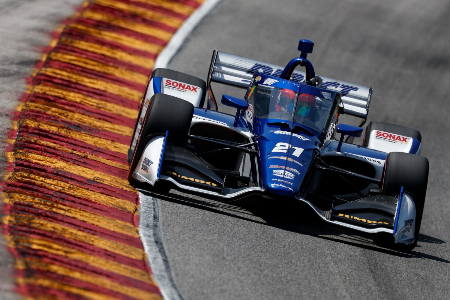 Indycar: Rosenqvist wint race twee op Road America, VeeKay veertiende