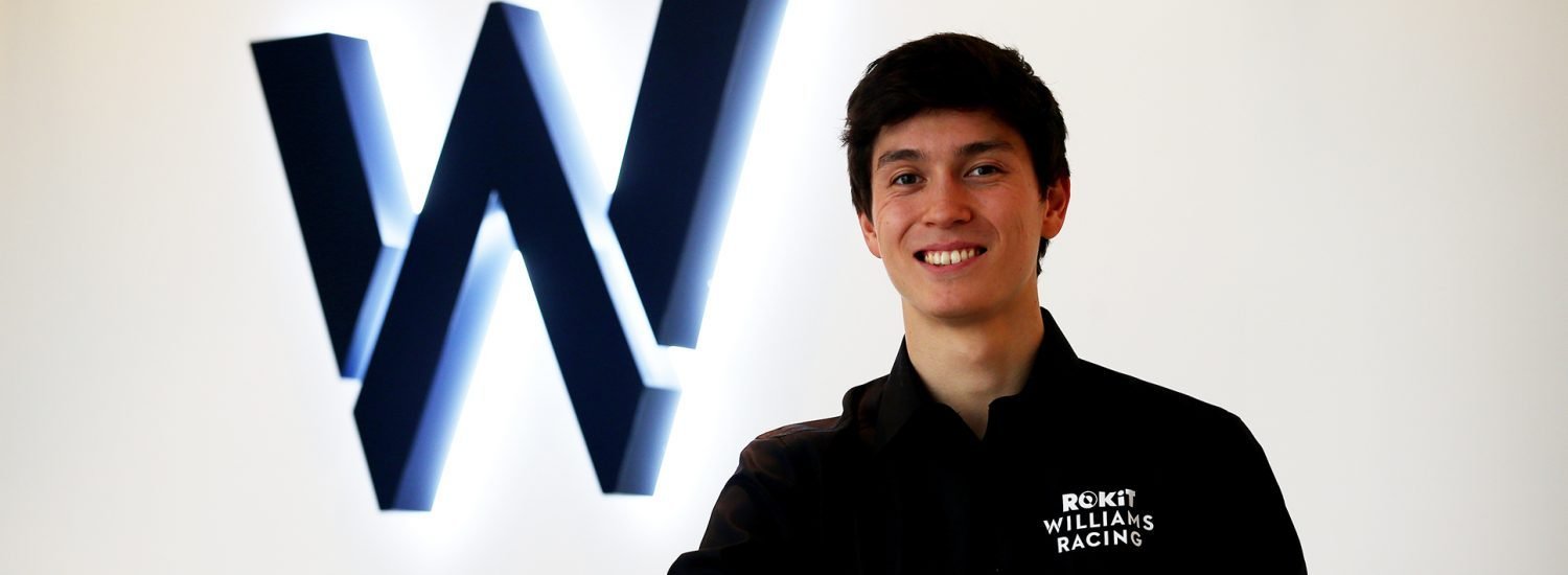 Williams-reserve Jack Aitken stapt vrijdag in tijdens VT1