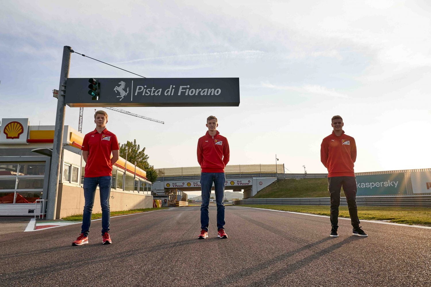 In beeld: Schumacher, Ilott en Shwartzman testen voor Ferrari