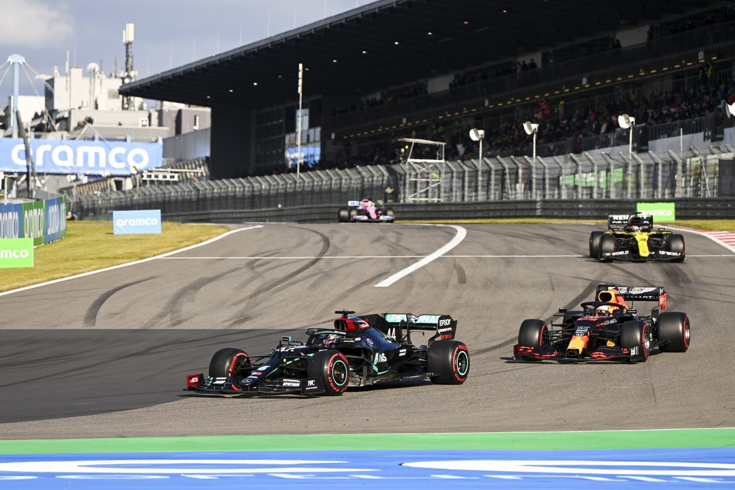 Verstappen: ‘Tweede plek is waar we vandaag thuishoorden’