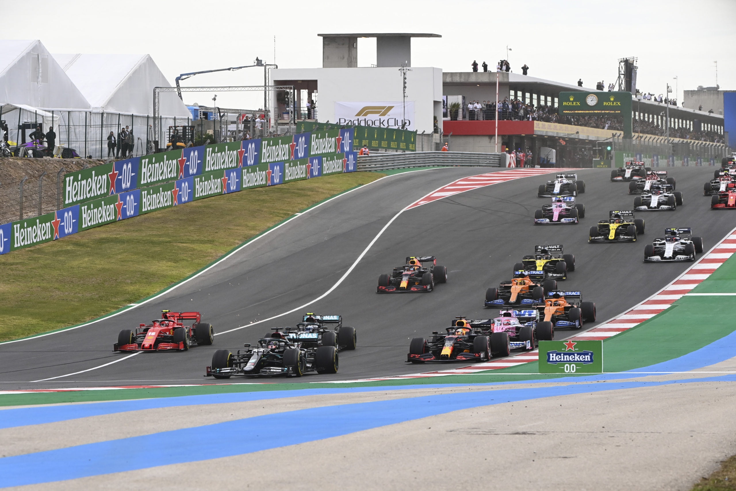 Tijdschema GP Portugal, race begint om 1600 uur Formule1.nl