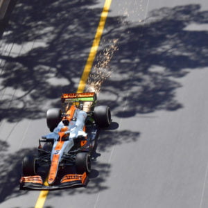 Ricciardo in de straten van Monaco
