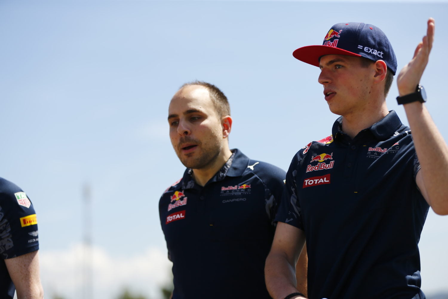 Verstappen track walk