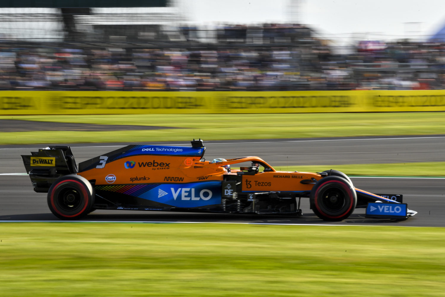 Daniel Ricciardo wist op Silverstone weer eens Q3 te bereiken.