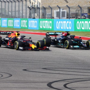 Max Verstappen in Austin.