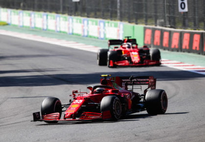 Carlos Sainz en Charles Leclerc