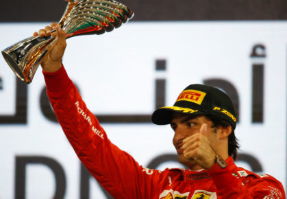 Carlos Sainz / Ferrari / Abu Dhabi / 2021