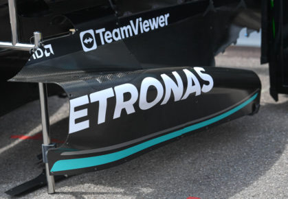 Mercedes upgrade sidepod Monaco