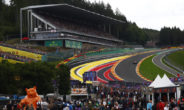 Max Verstappen in actie op Spa-Francorchamps