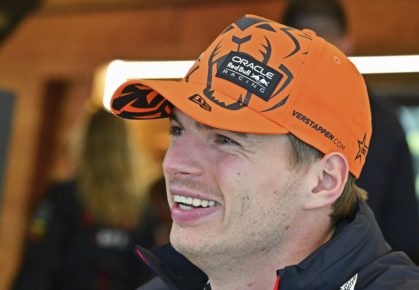 Max Verstappen tijdens het interview met FORMULE 1 Magazine